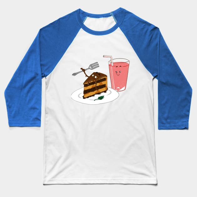 Peanut Butter Choc Cake w/ Kool-aid Baseball T-Shirt by ADove11